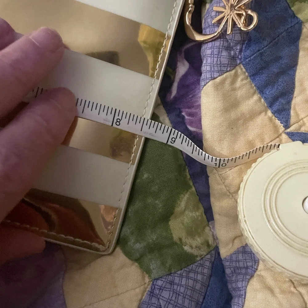 Kate Spade Gold and White Clutch - Picture 11 of 12